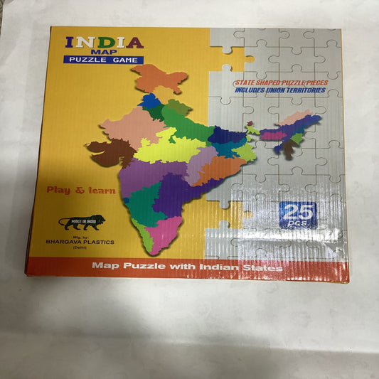 India Puzzle Map