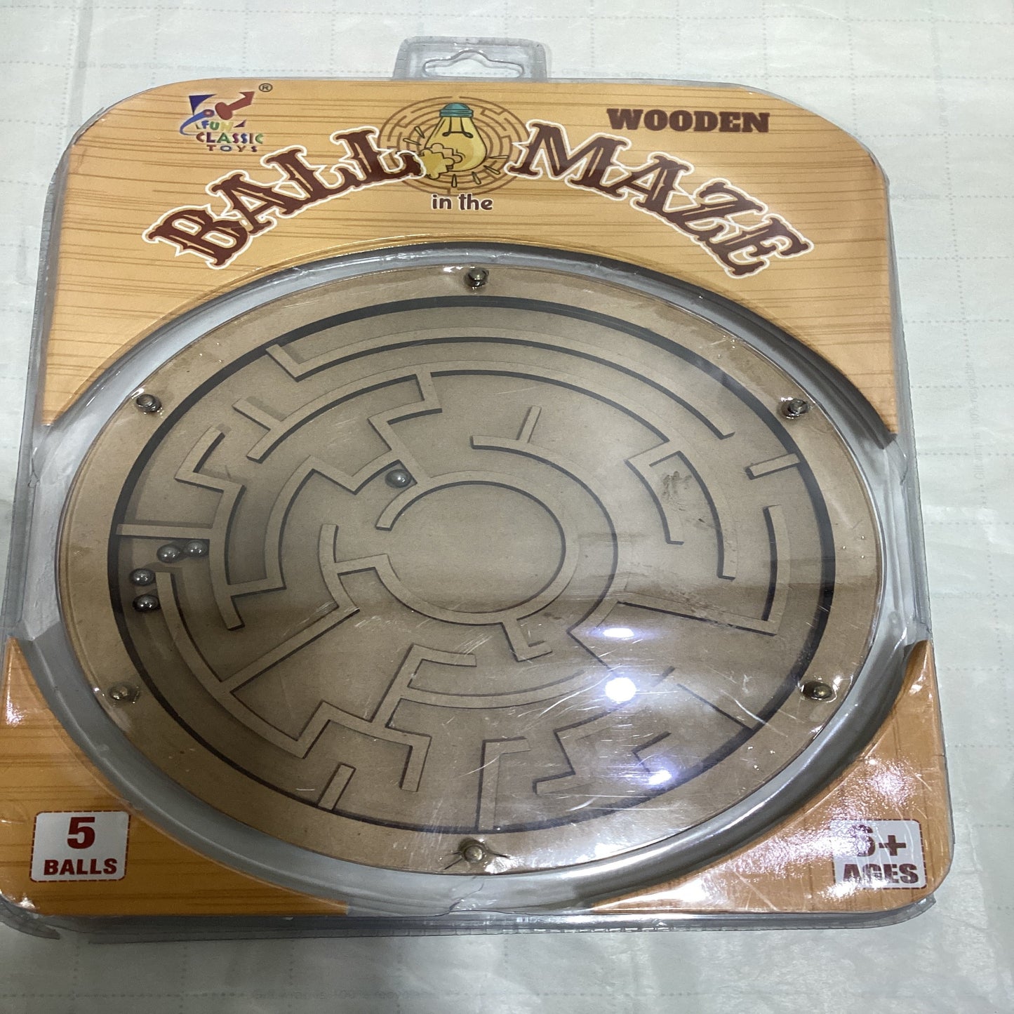 Wooden Ball Maze