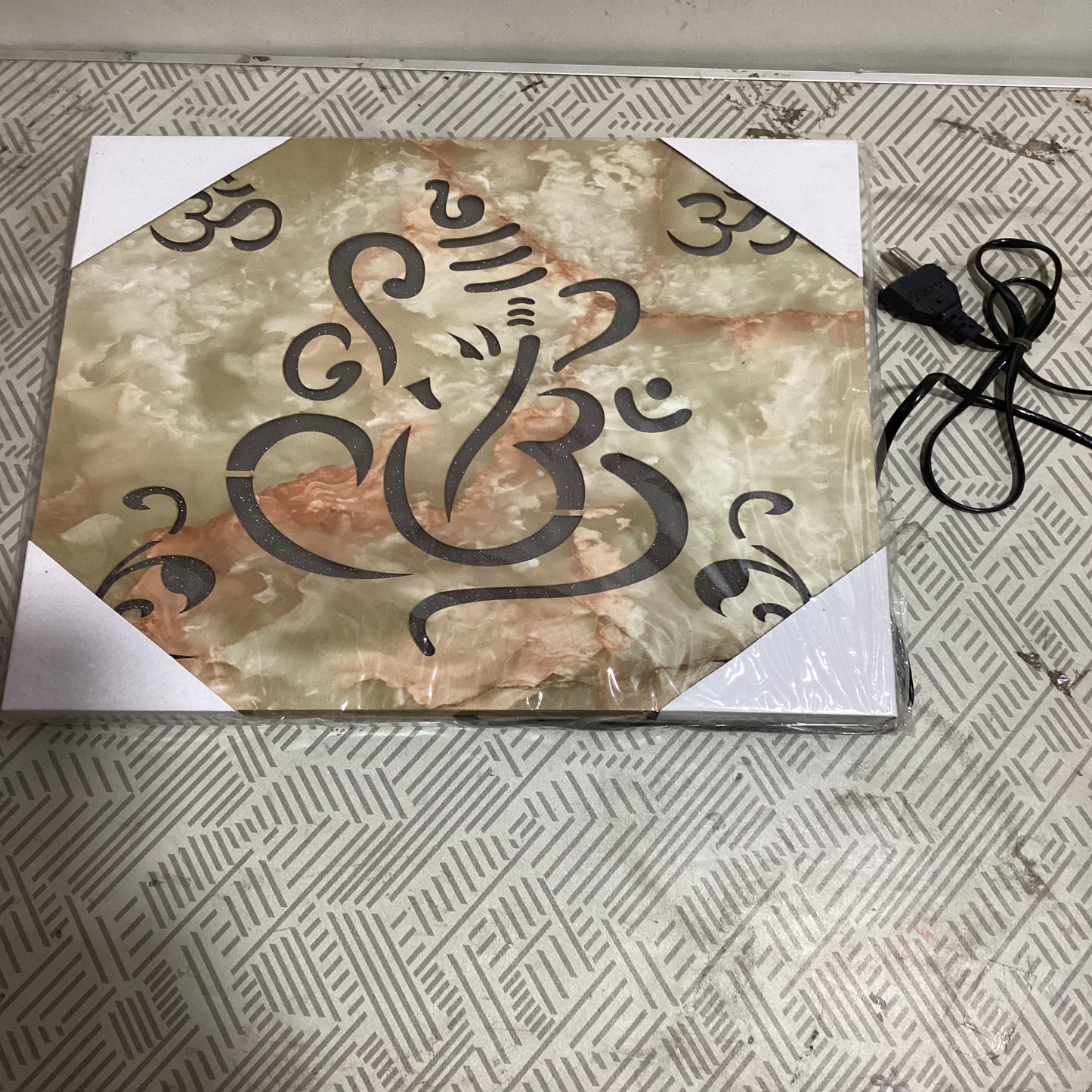 Ganesh Ji Light Frame (12x12)