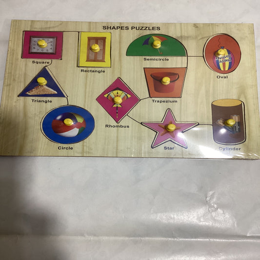 Wooden Puzzle Shapes