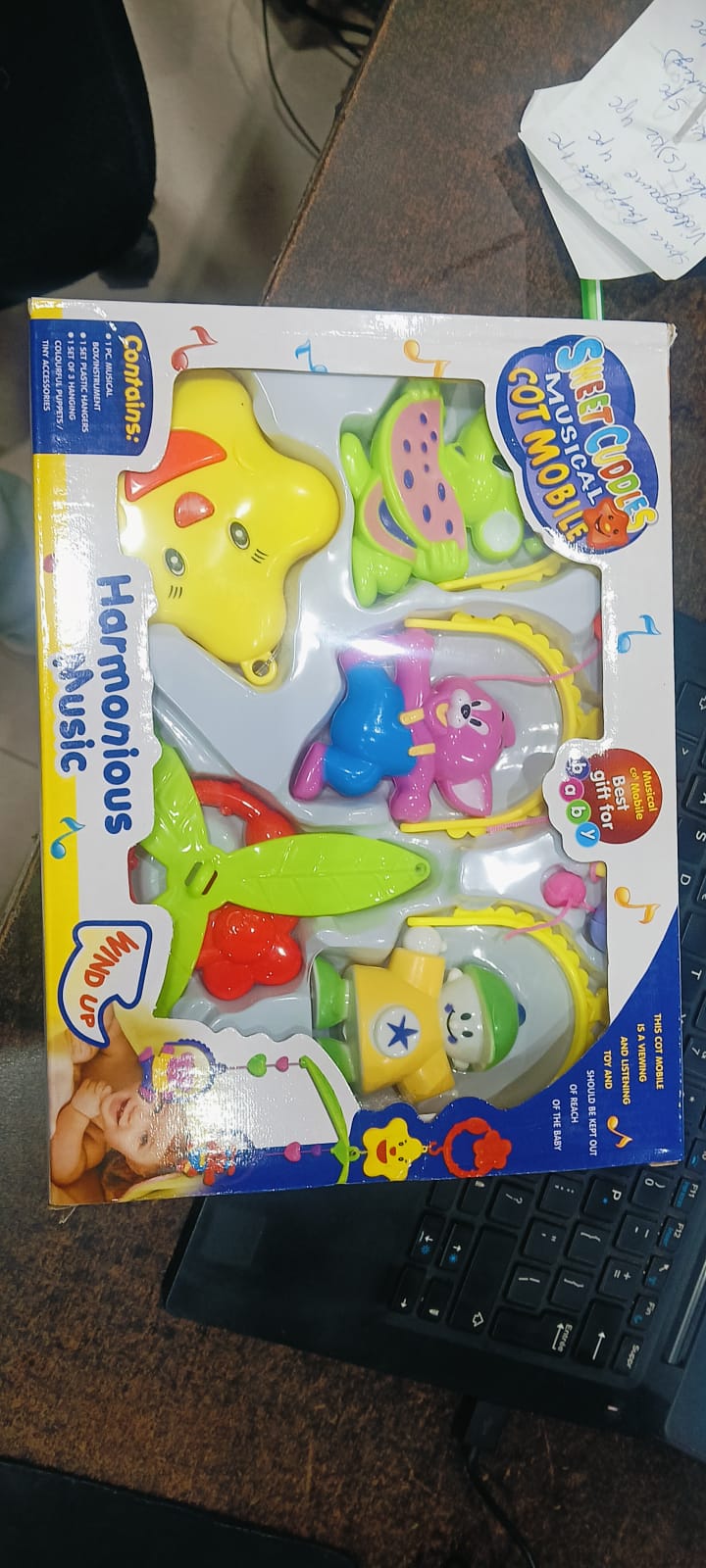 BABY COT MUSICAL MOBILE